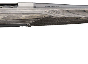Browning 036092211 X-Bolt 2 Hunter Full Size 243 Win 4+1 22"  Matte Blued Threaded Sporter Barrel, Drilled & Tapped Stainless Steel Receiver, Fixed Gray Laminate Stock, Radial Muzzle Brake
