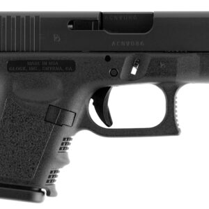 Glock UI2750201 G27 Gen3 Sub-Compact Frame 40 S&W 9+1 3.43" Black Steel Barrel, Black Steel Serrated Slide, Black Polymer Frame, Black Textured Grip, Right Hand, USA Made