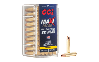 Cci .22 WMR 40gr HP Brass – 50rd