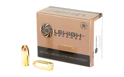Lehigh Defense .40 S&W 115gr Brass – 20rd